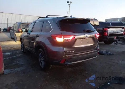 2018 Toyota Highlander Xle from USA, damaged, VIN 5TDKZRFH5JS528454